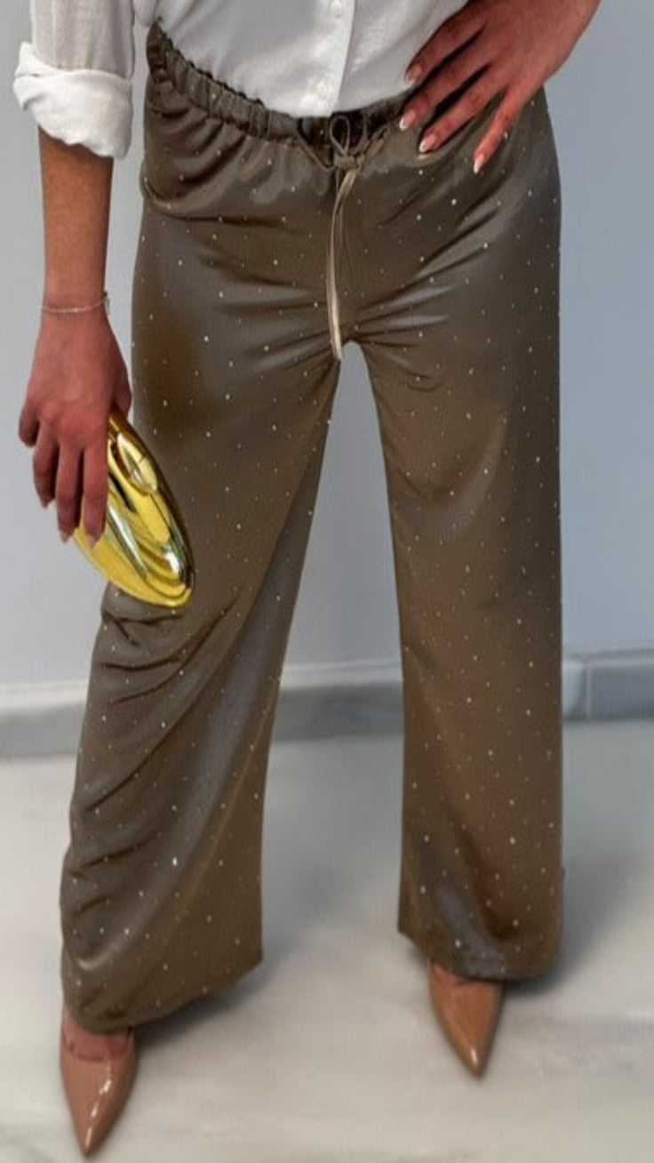 Pantalón satén pesado