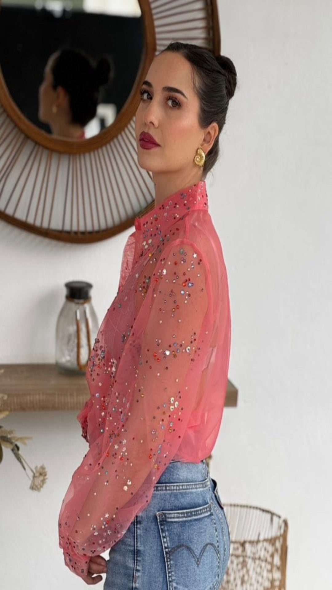 Camisa brillos