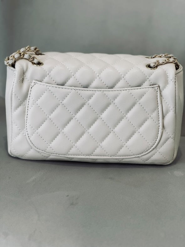 Bolso acolchado con doble cadena