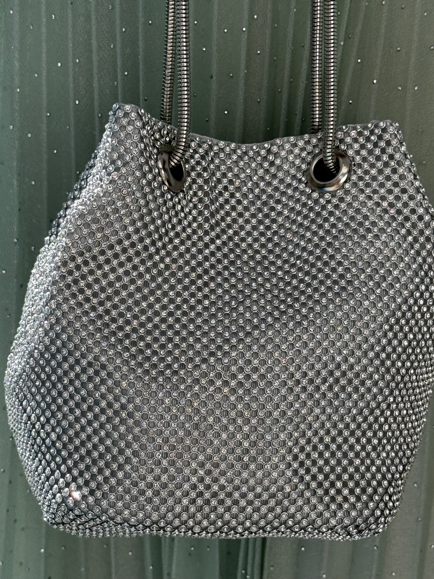 Bolso bombonera strass