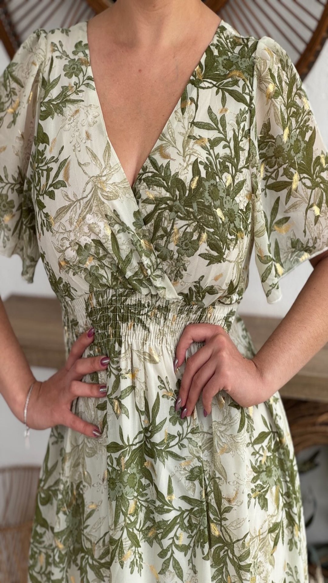 Vestido estampado floral