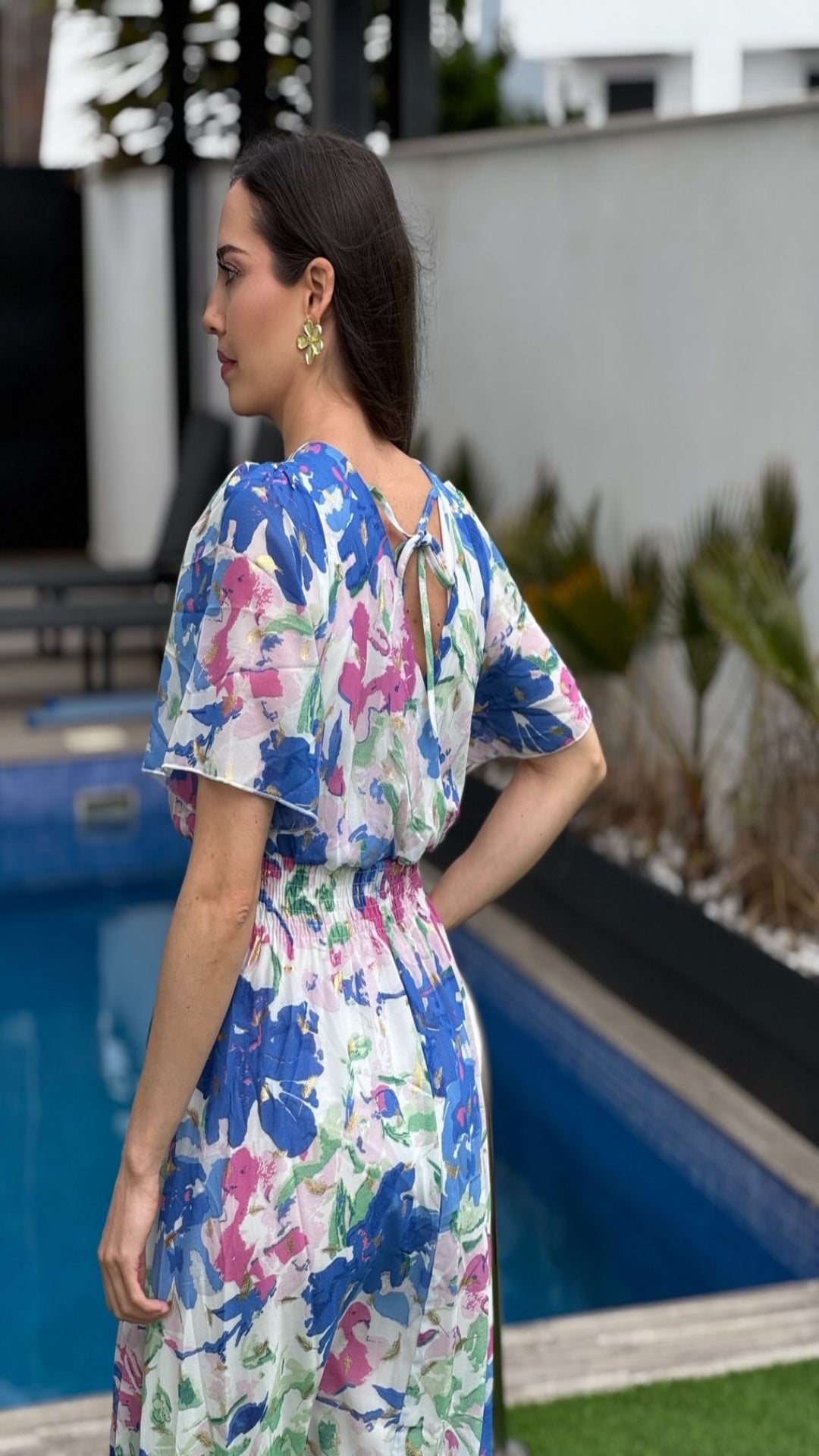 Vestido estampado floral
