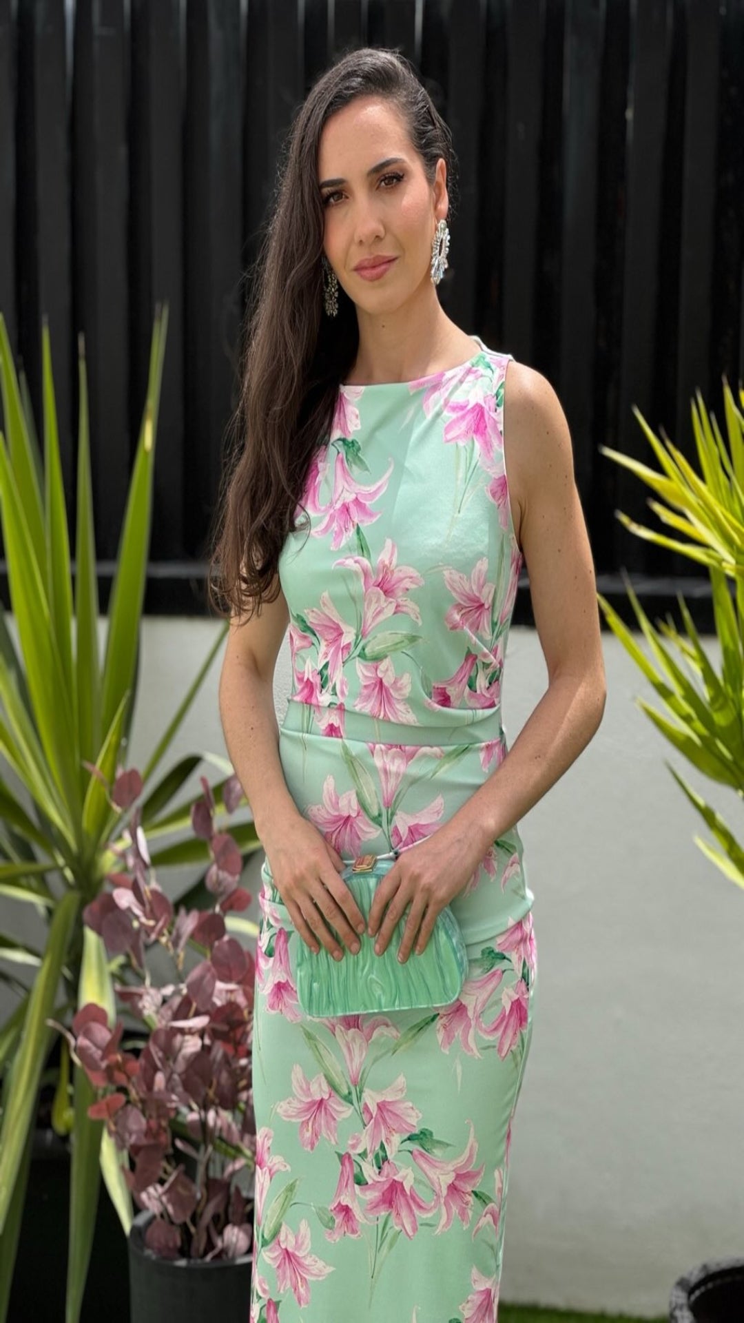 Vestido midi drapeado