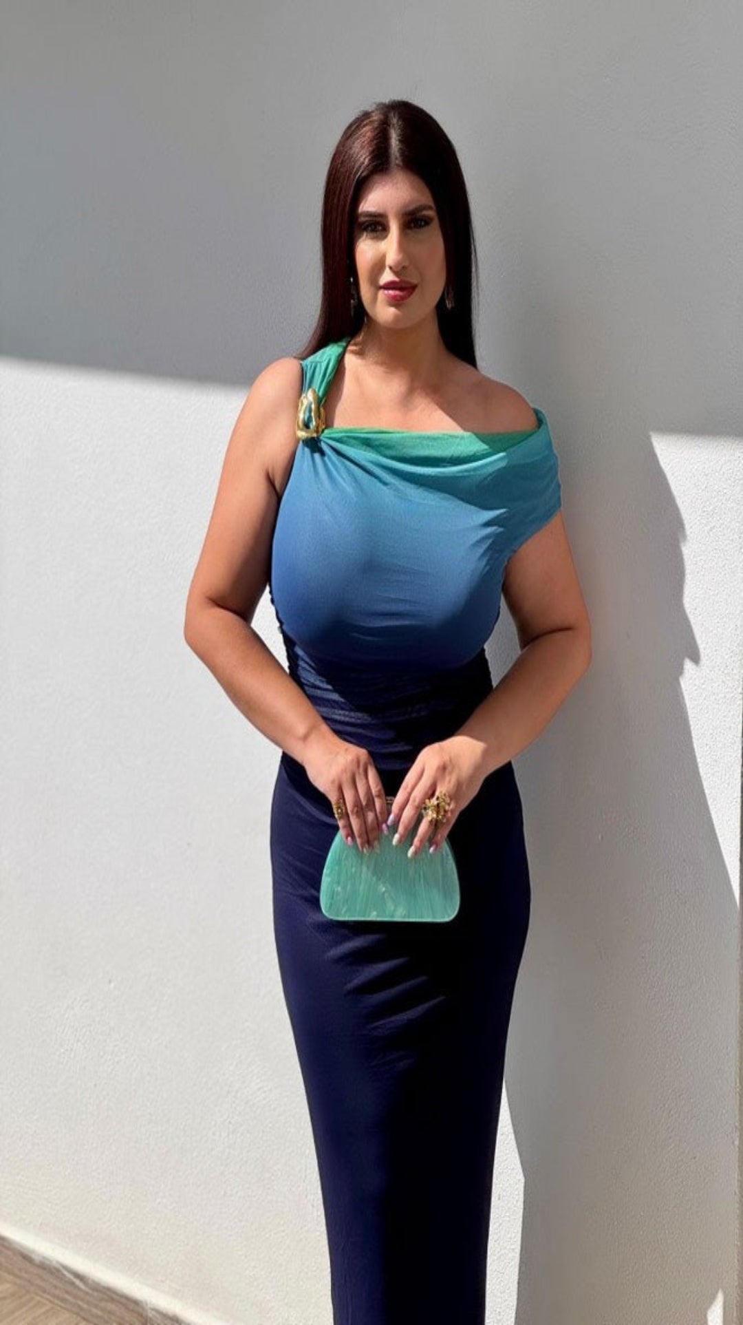 Vestido tul largo