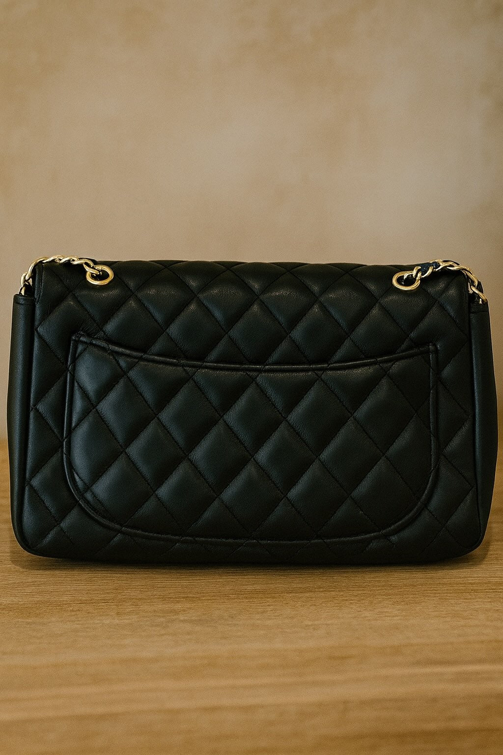 Bolso acolchado con doble cadena