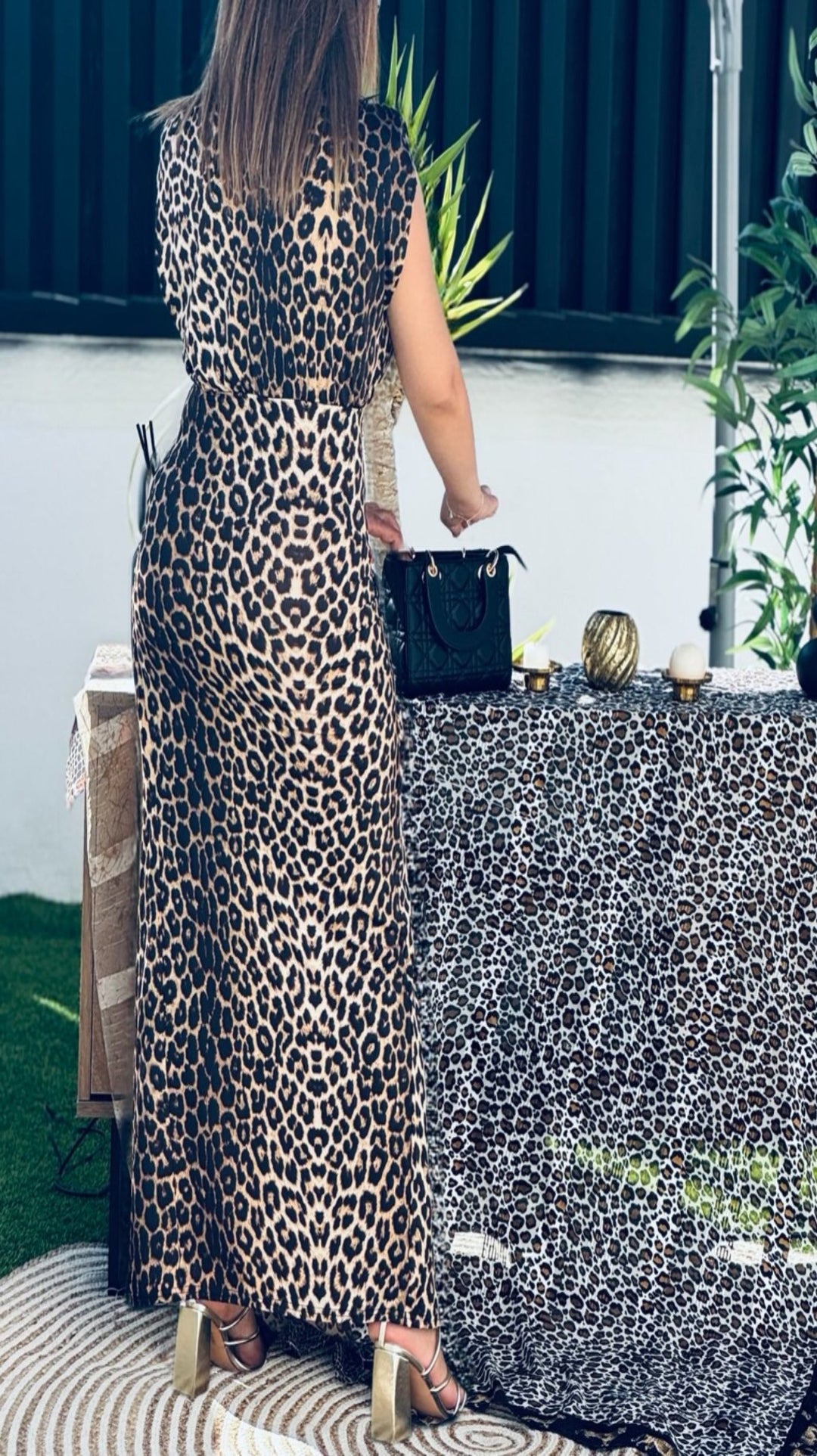 Vestido animal print