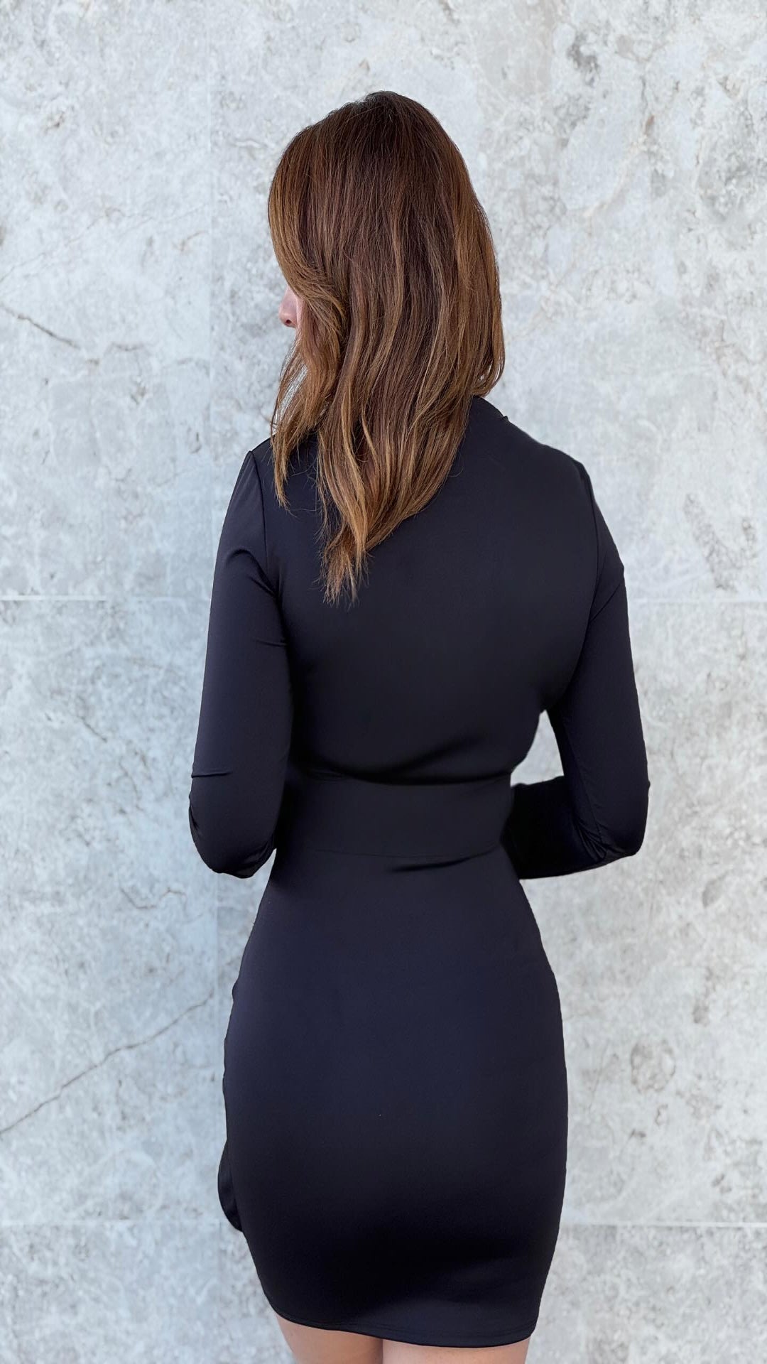 Vestido mini hebilla