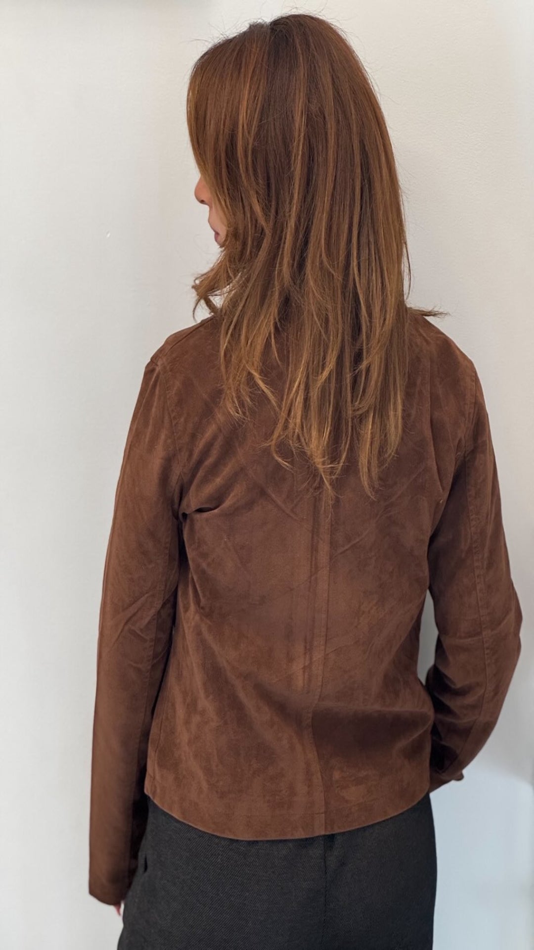 Cazadora efecto ante