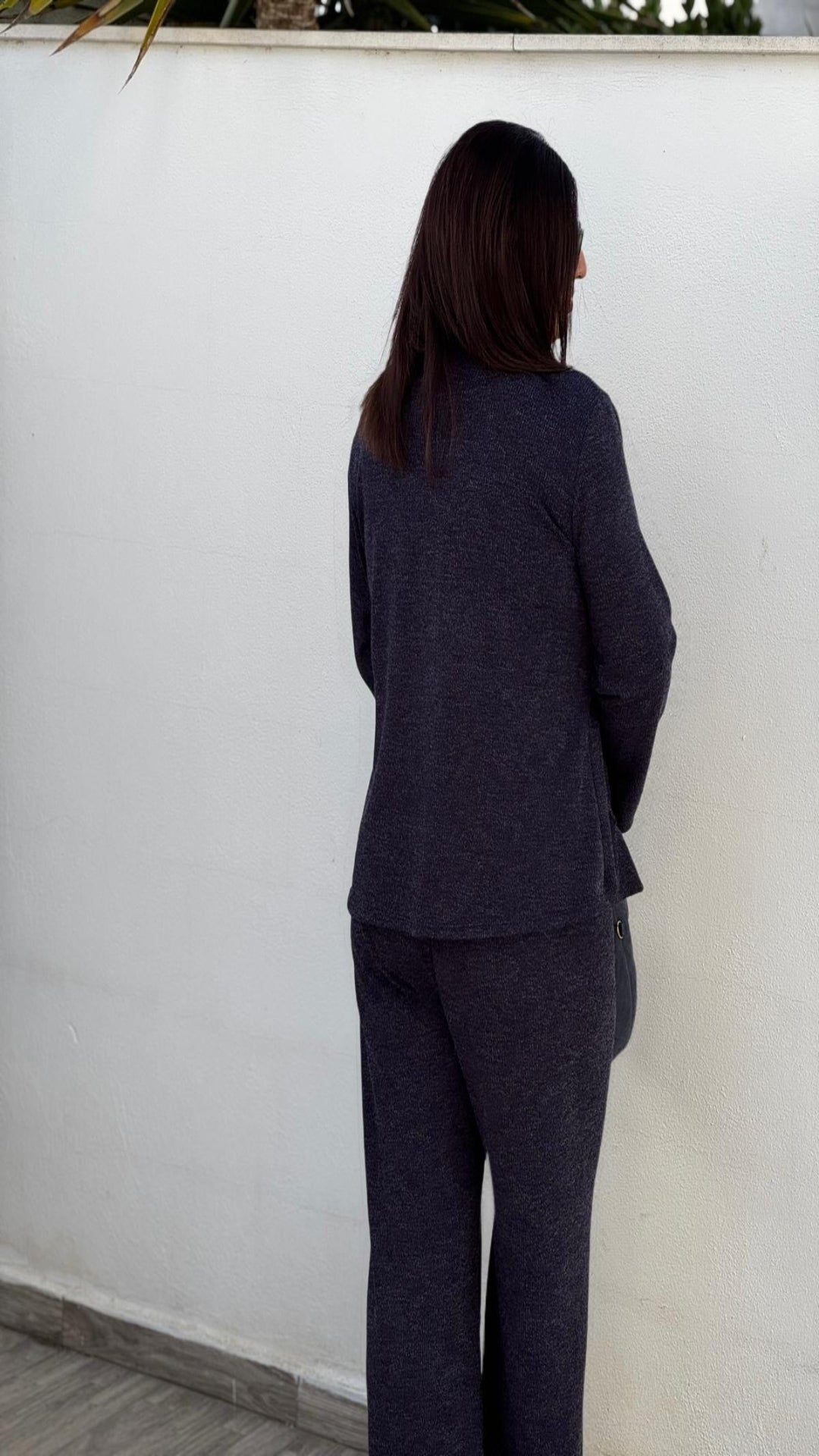 conjunto chaqueta y pantalón botones