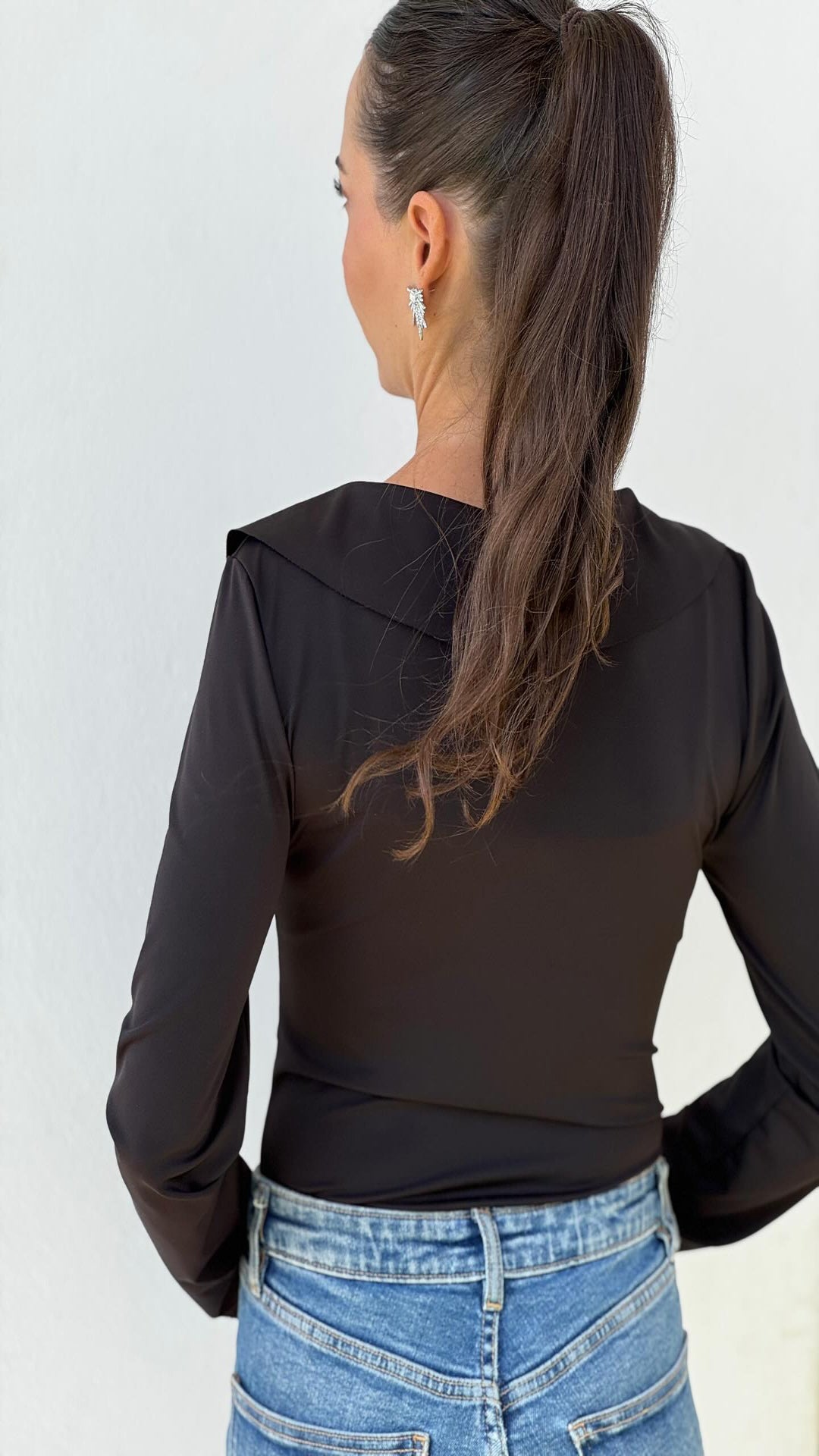 Body entallado volantes.