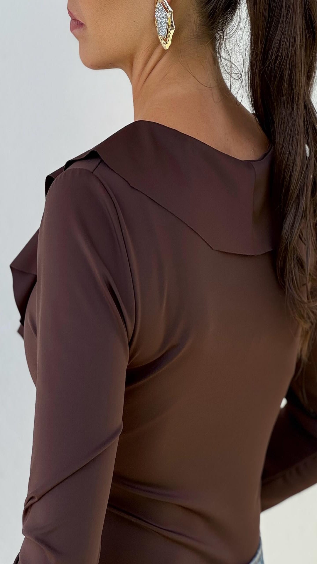 Body entallado volantes