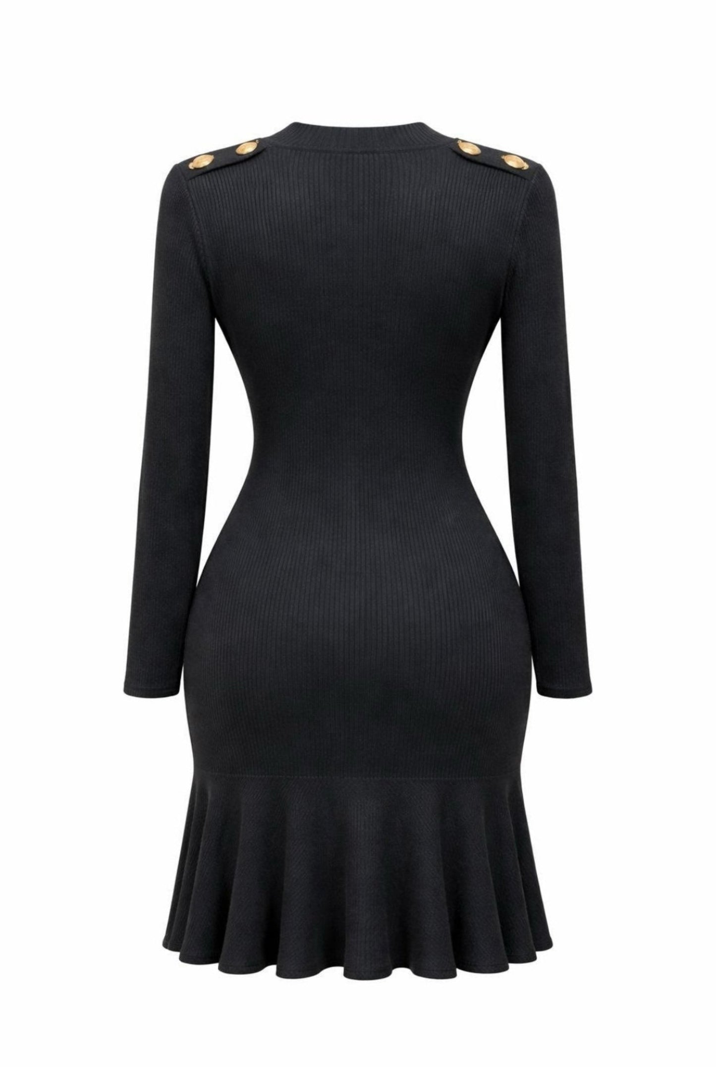 Vestido punto volantes