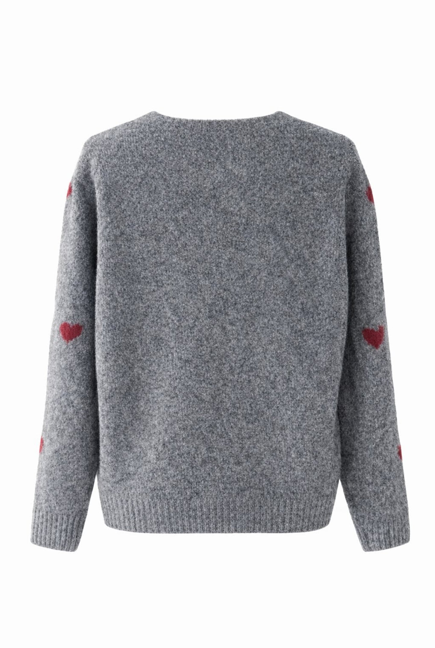 Chaqueta lana corazones