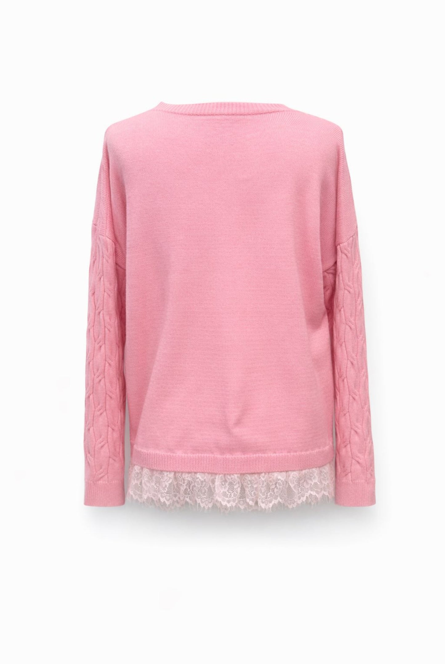 Jersey combinado encaje