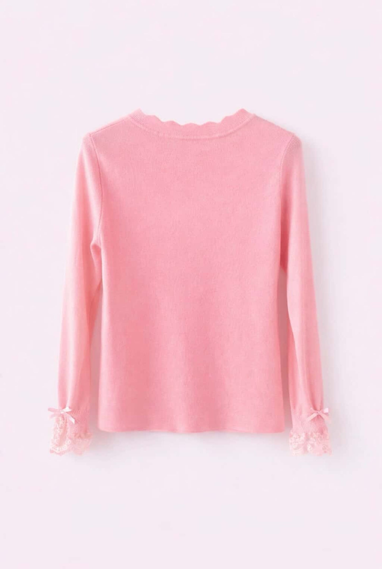 Top combinado encaje y lazo