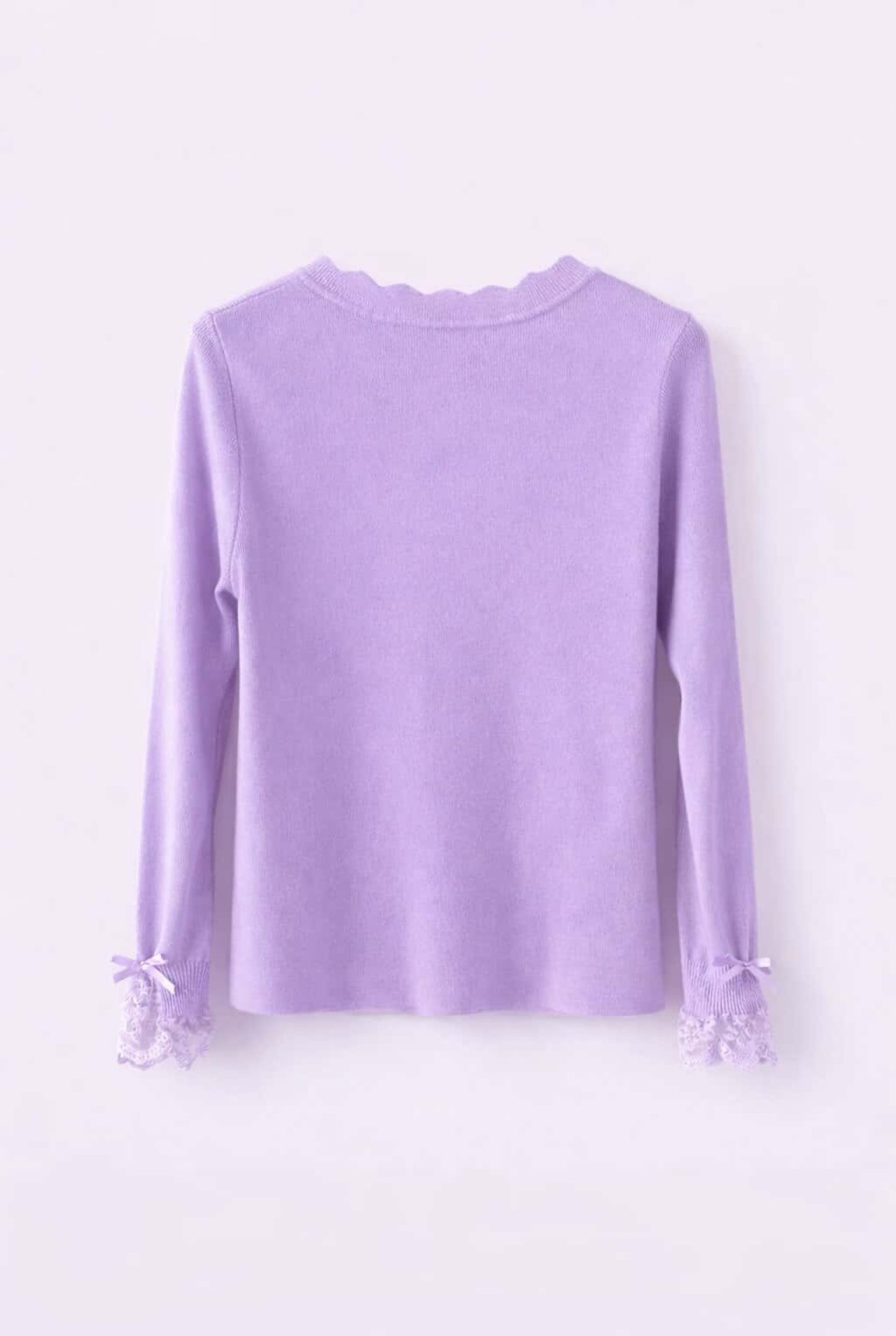 Top combinado encaje y lazo