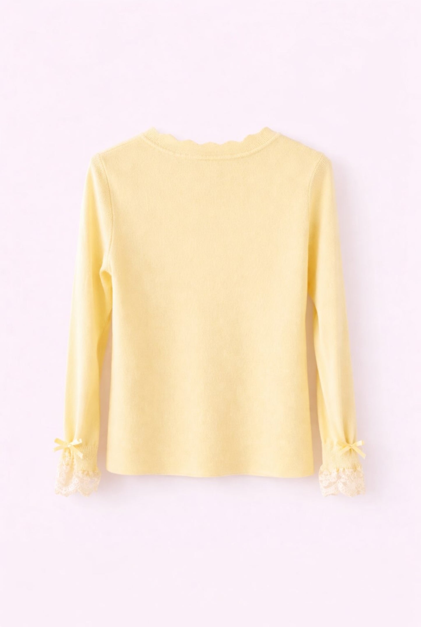 Top combinado encaje y lazo