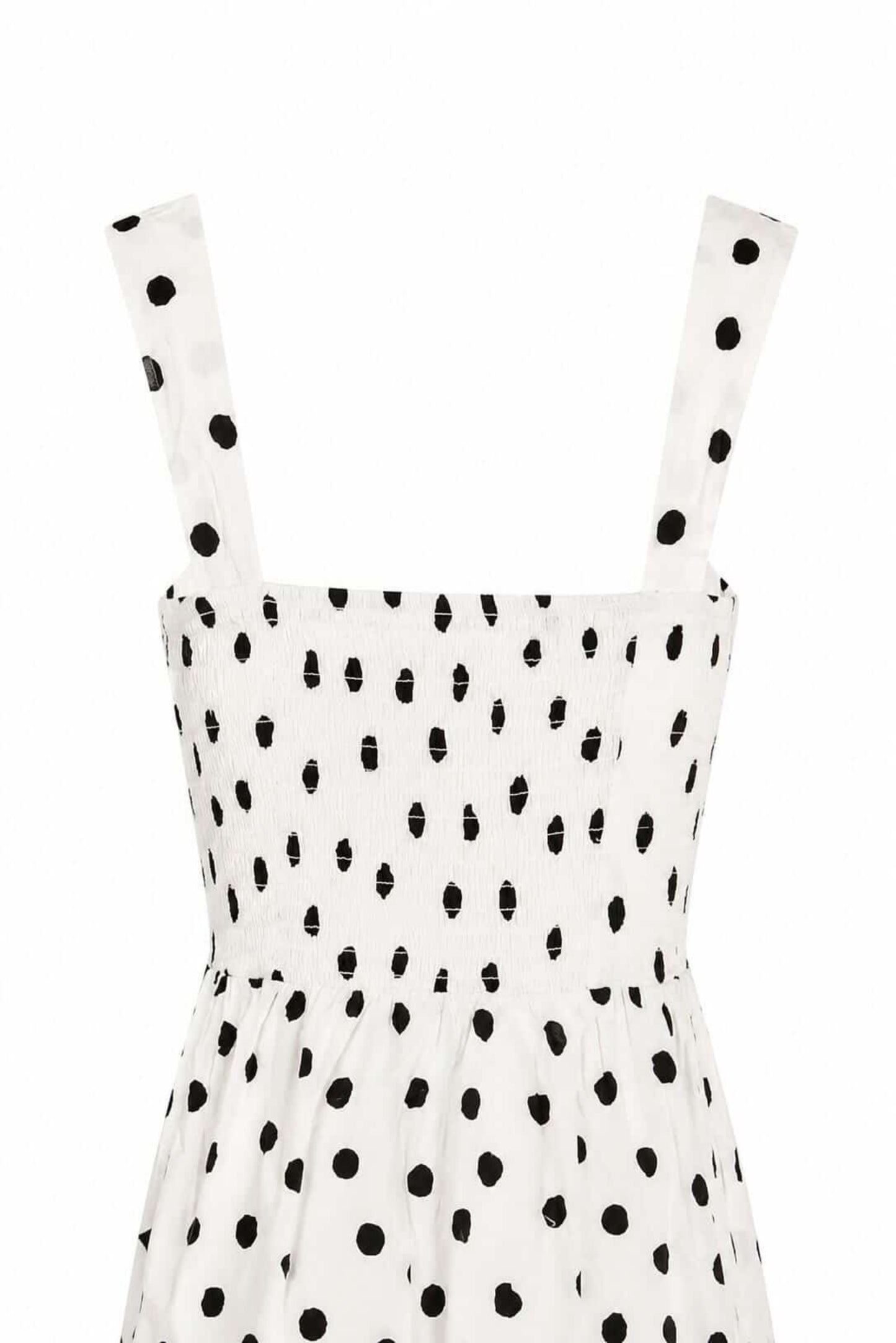 Vestido evasé lunares