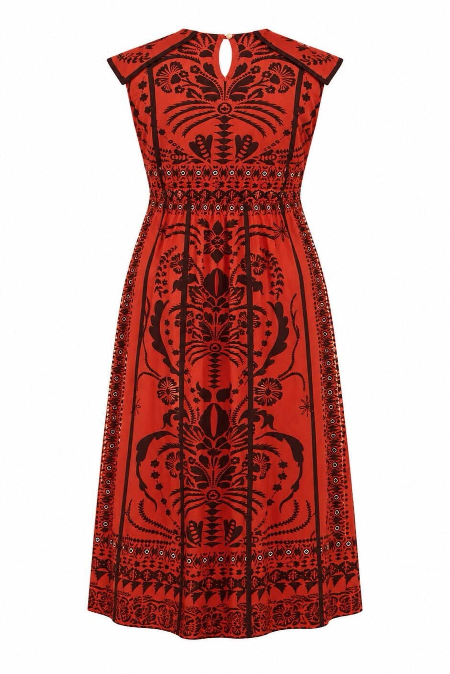 Vestido midi estampado