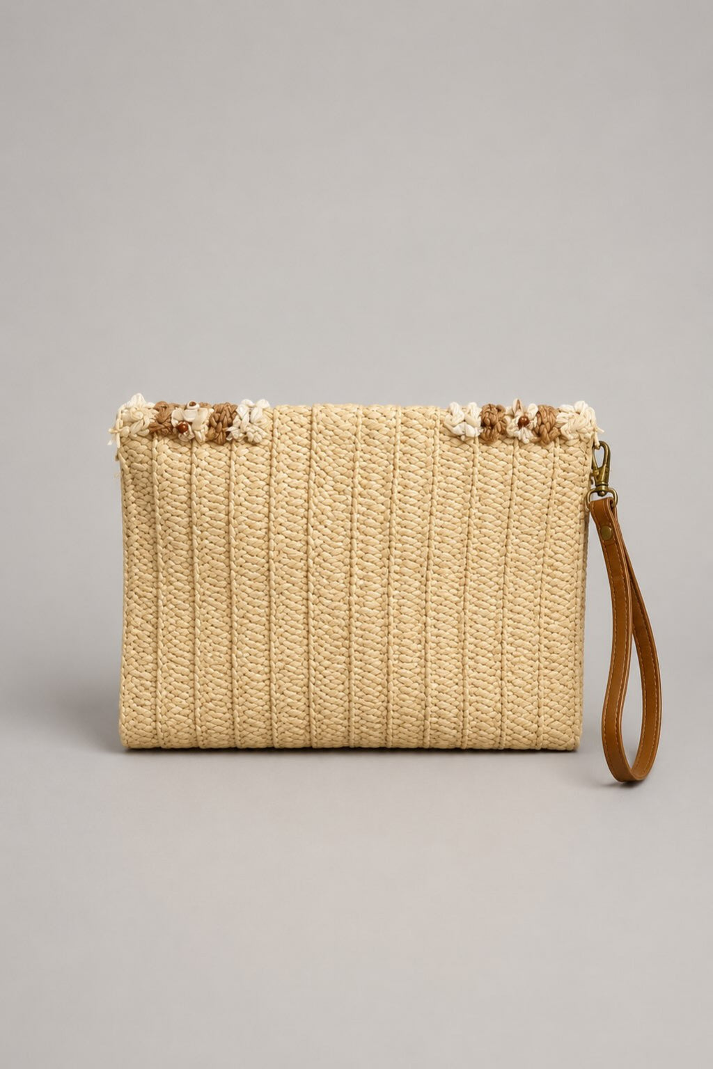 Bolso rafia caracol