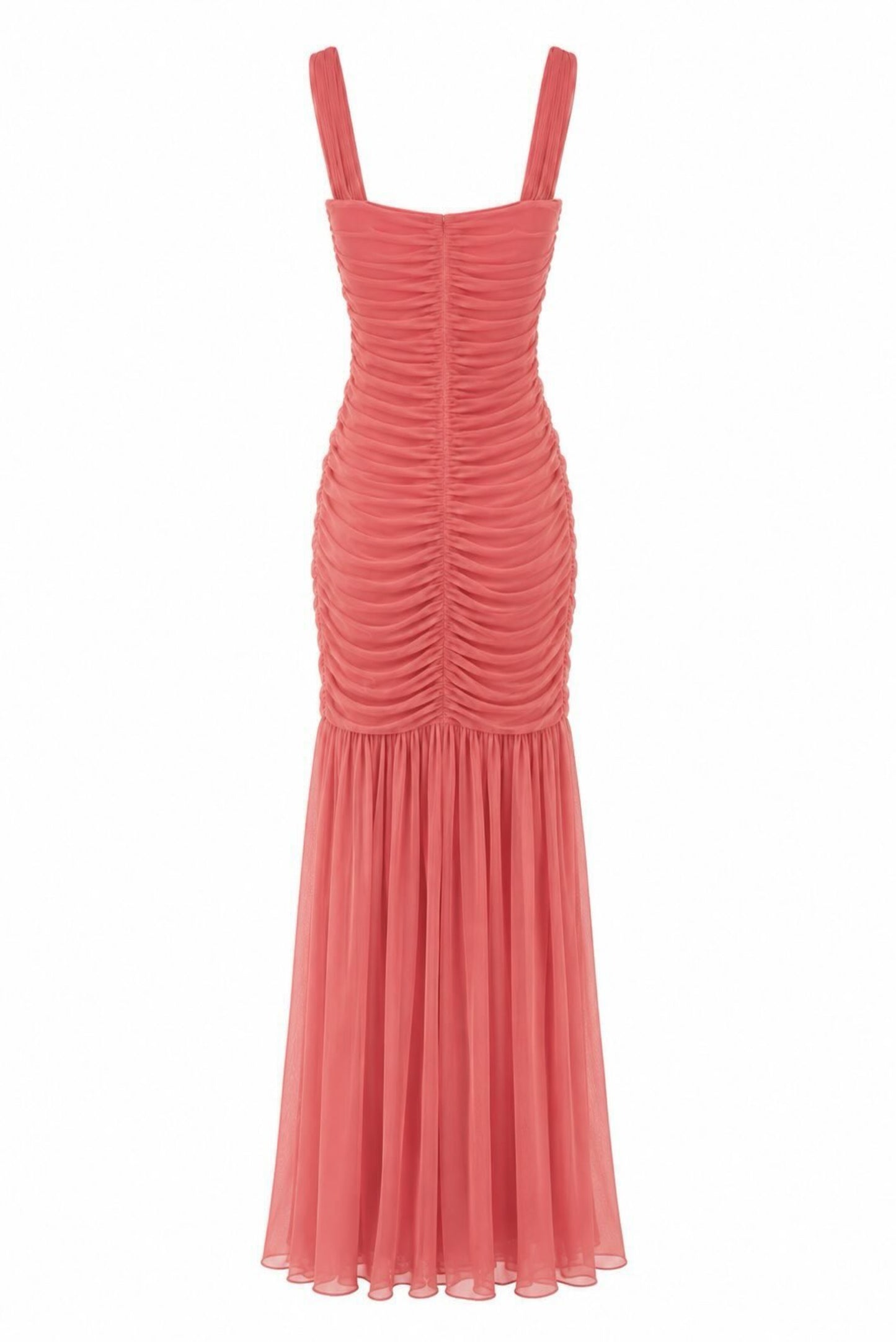 Vestido tul drapeado
