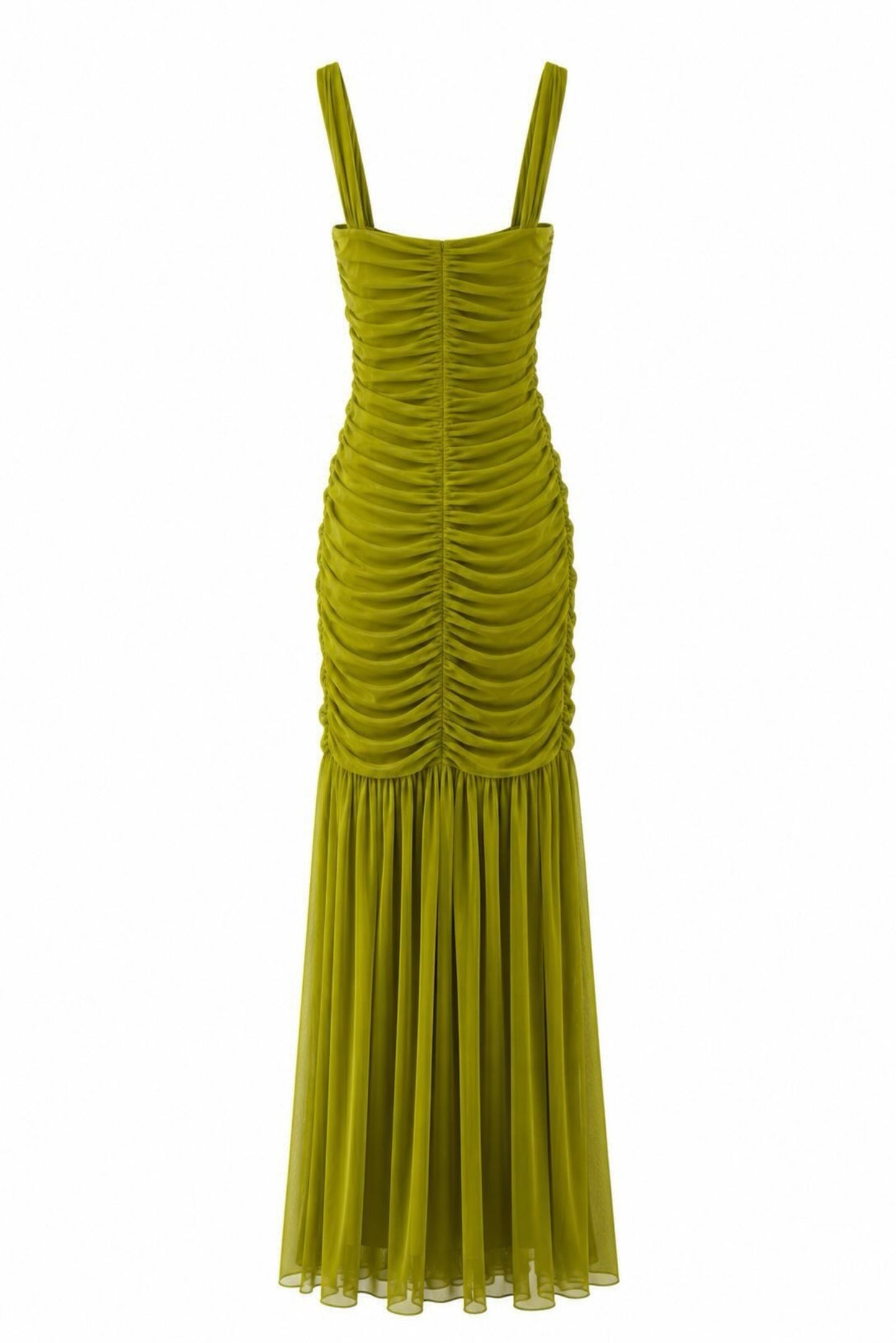 Vestido tul drapeado
