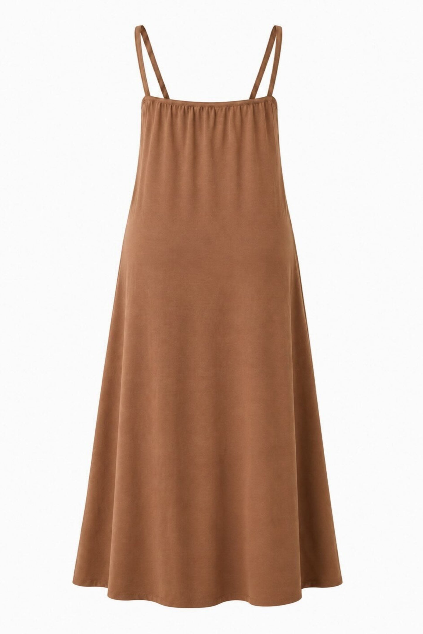 Vestido largo volantes