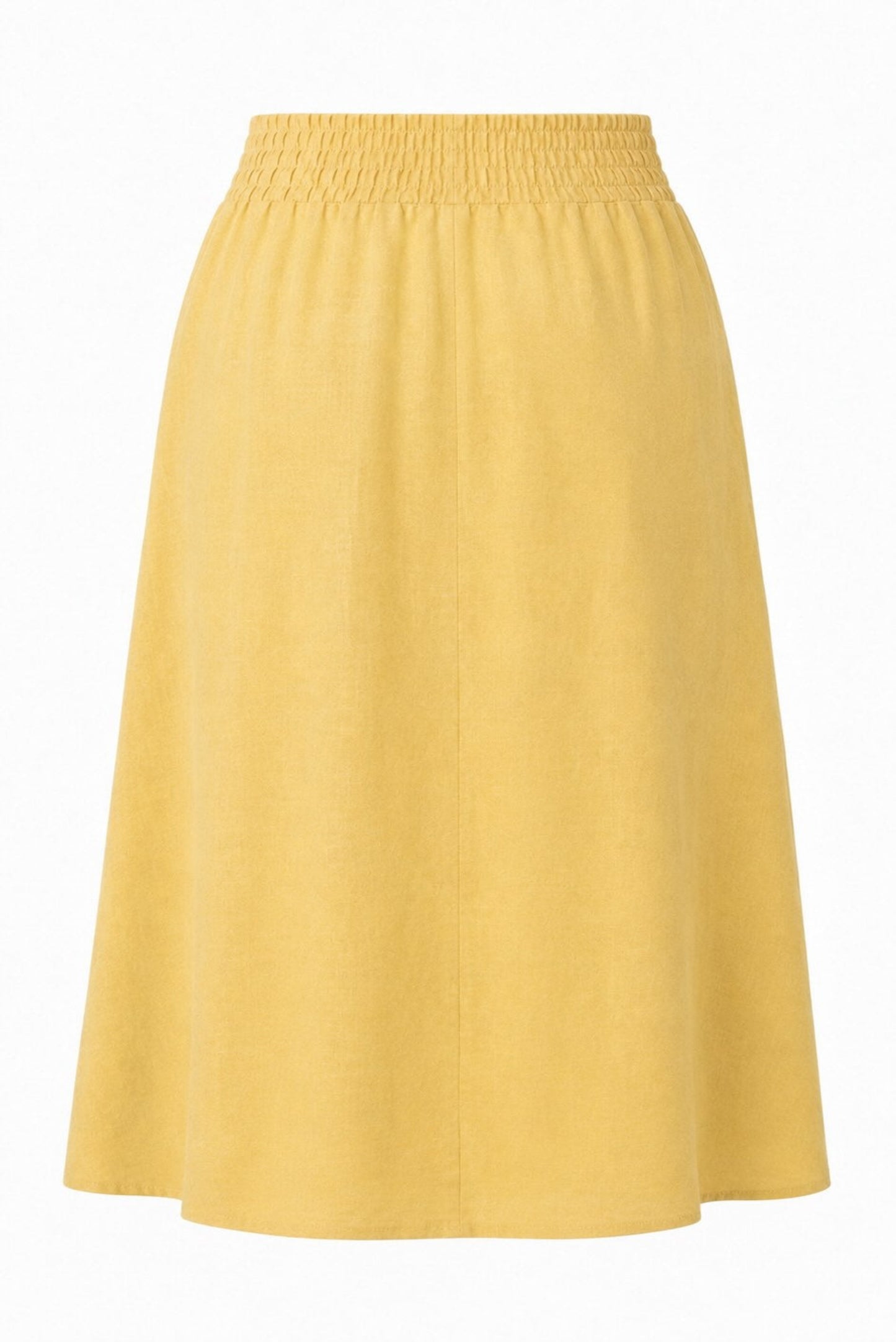 Falda midi con botones