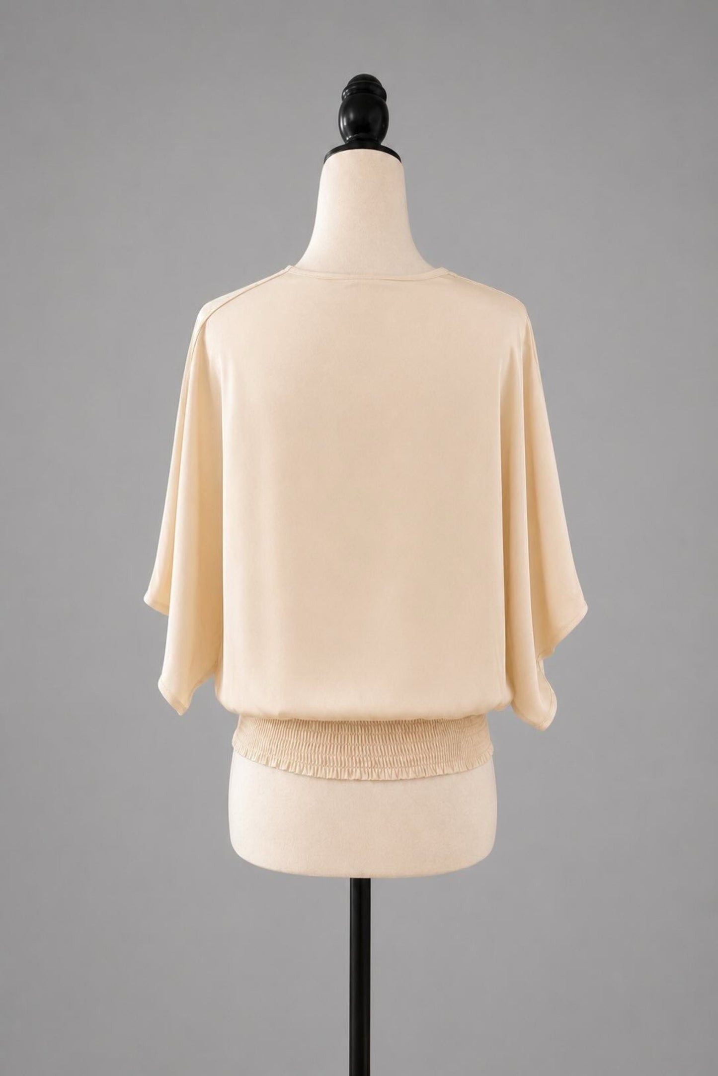 Blusa fluida satinada