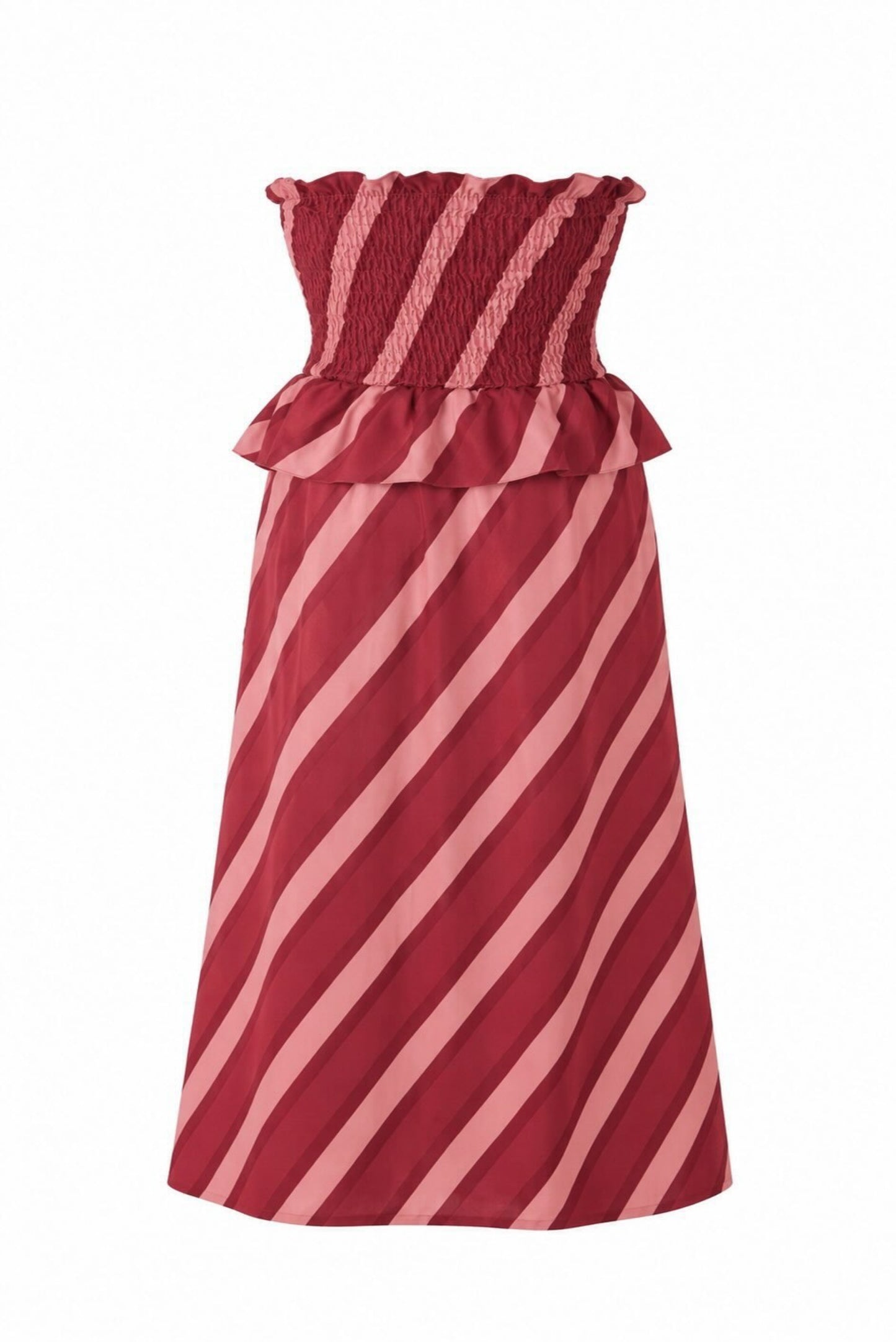 Vestido midi palabra de honor