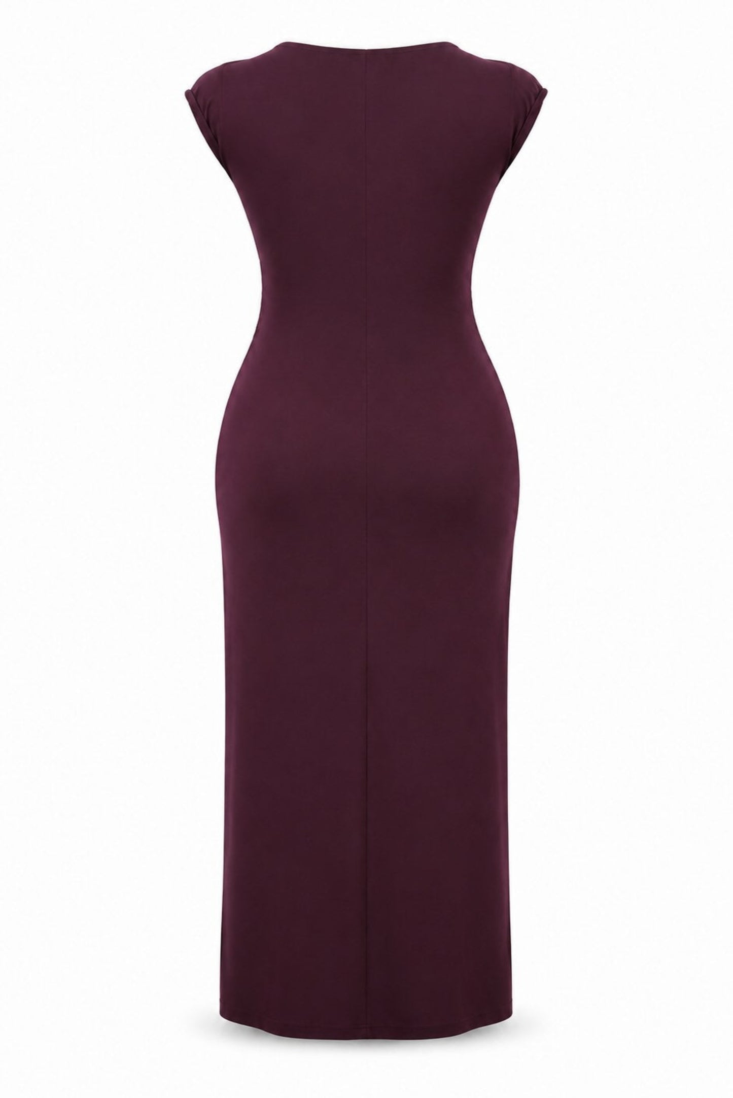 Vestido frunces con hebilla