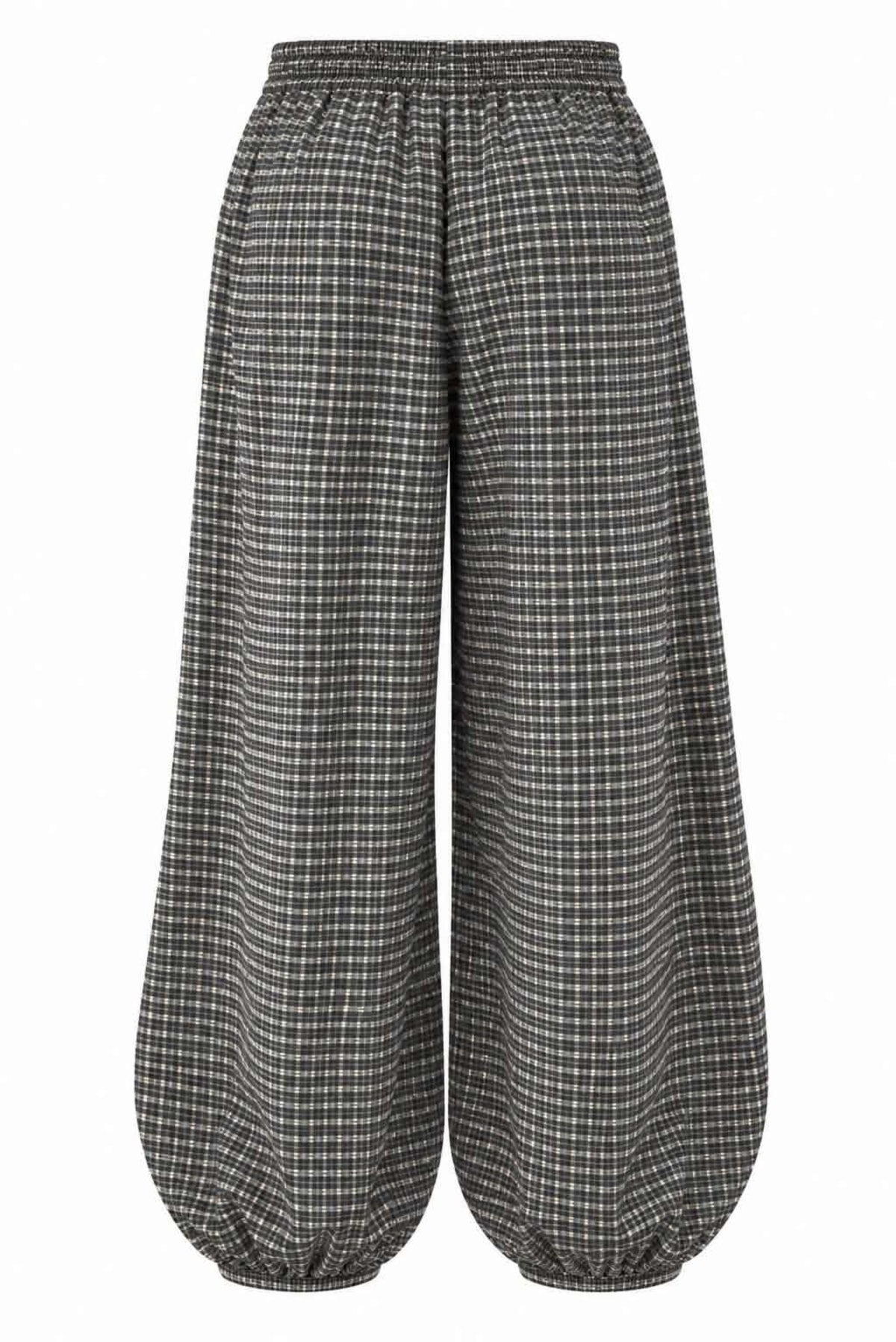 Pantalçón bombacho cuadros