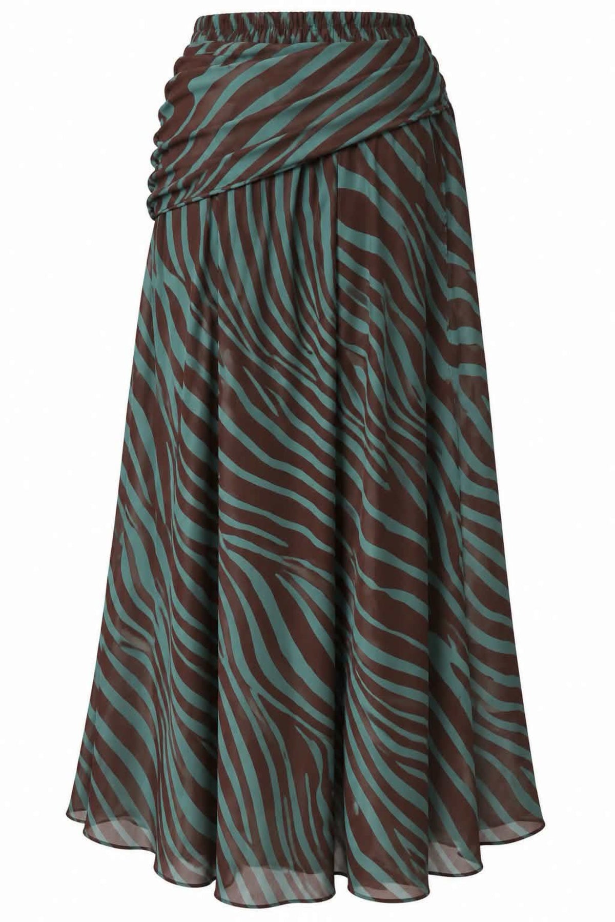 Falda zebra detalle pañuelo