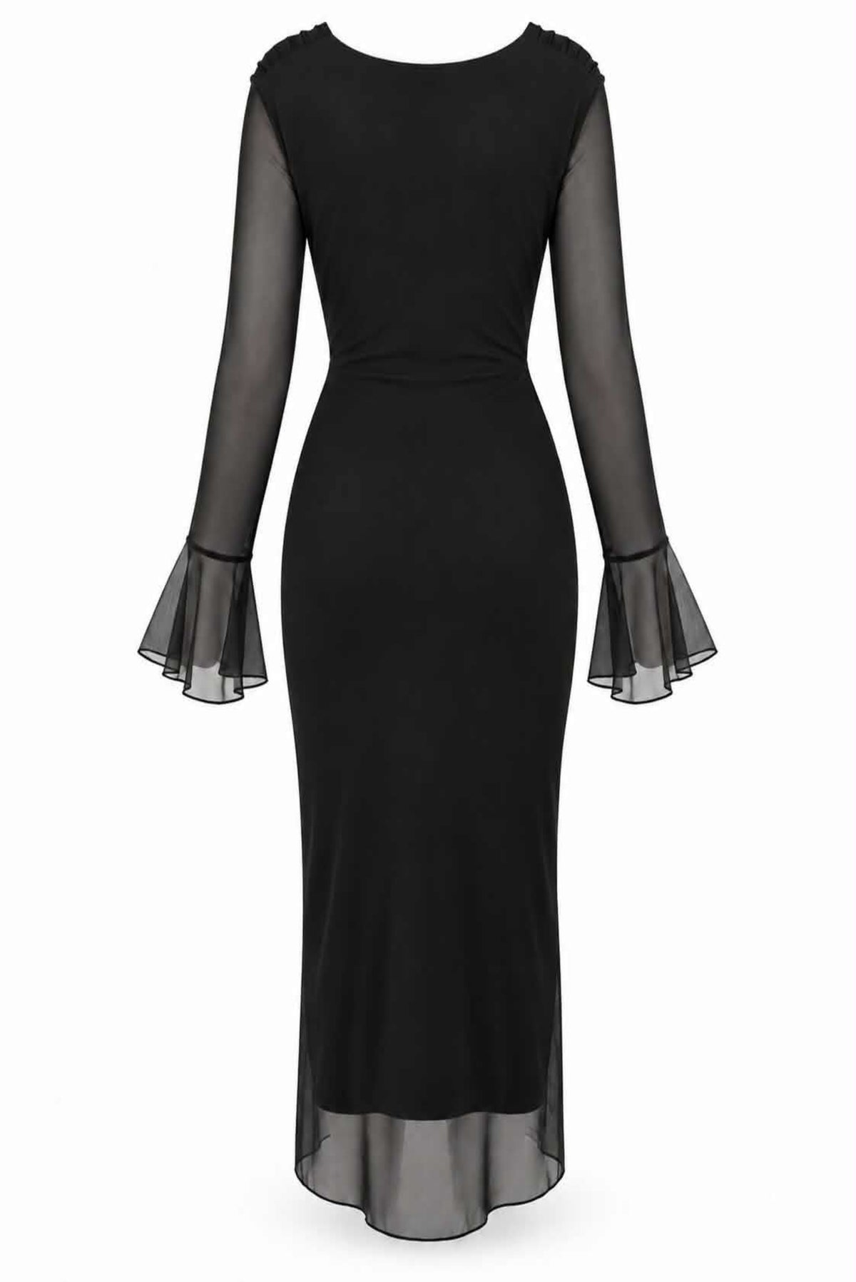 Vestido tul con abertura