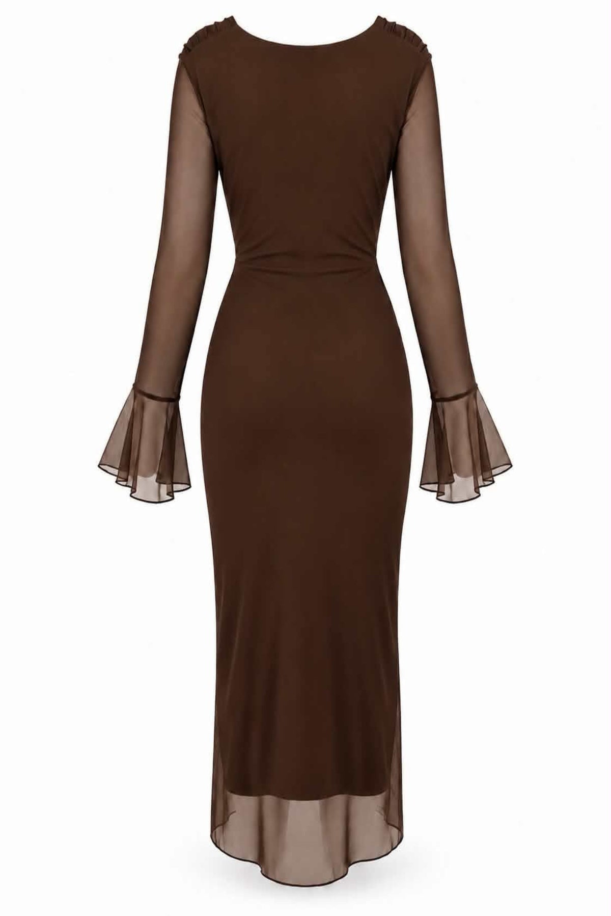 Vestido tul con abertura