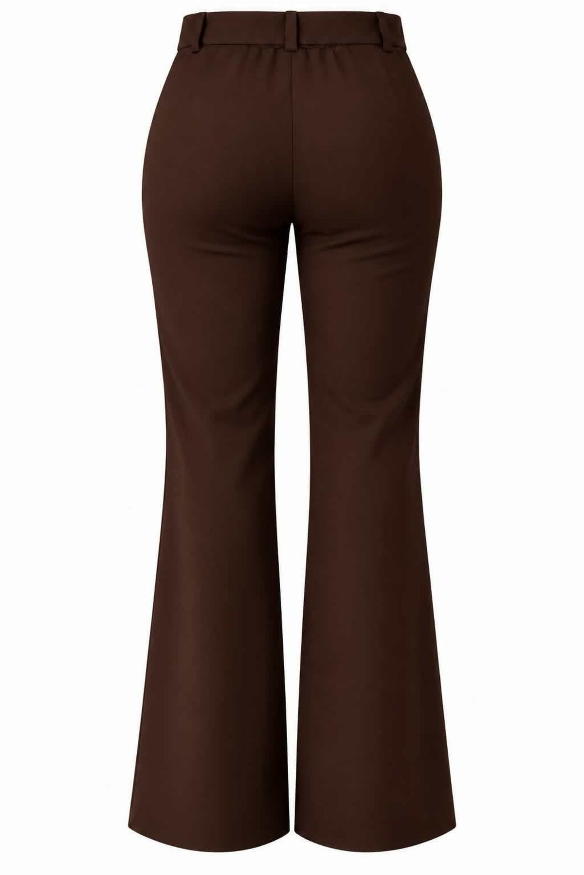 Pantalón flare con cinturón