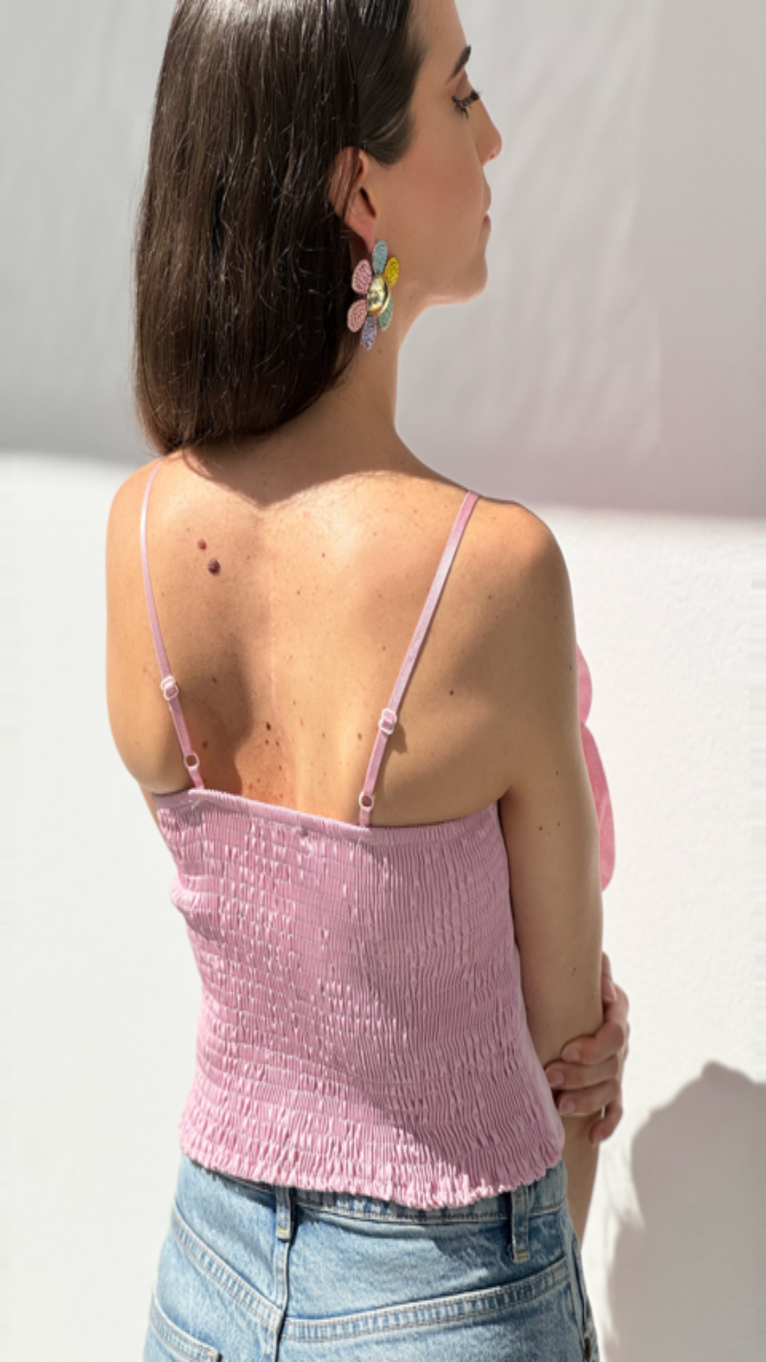 Topo de flor em relevo