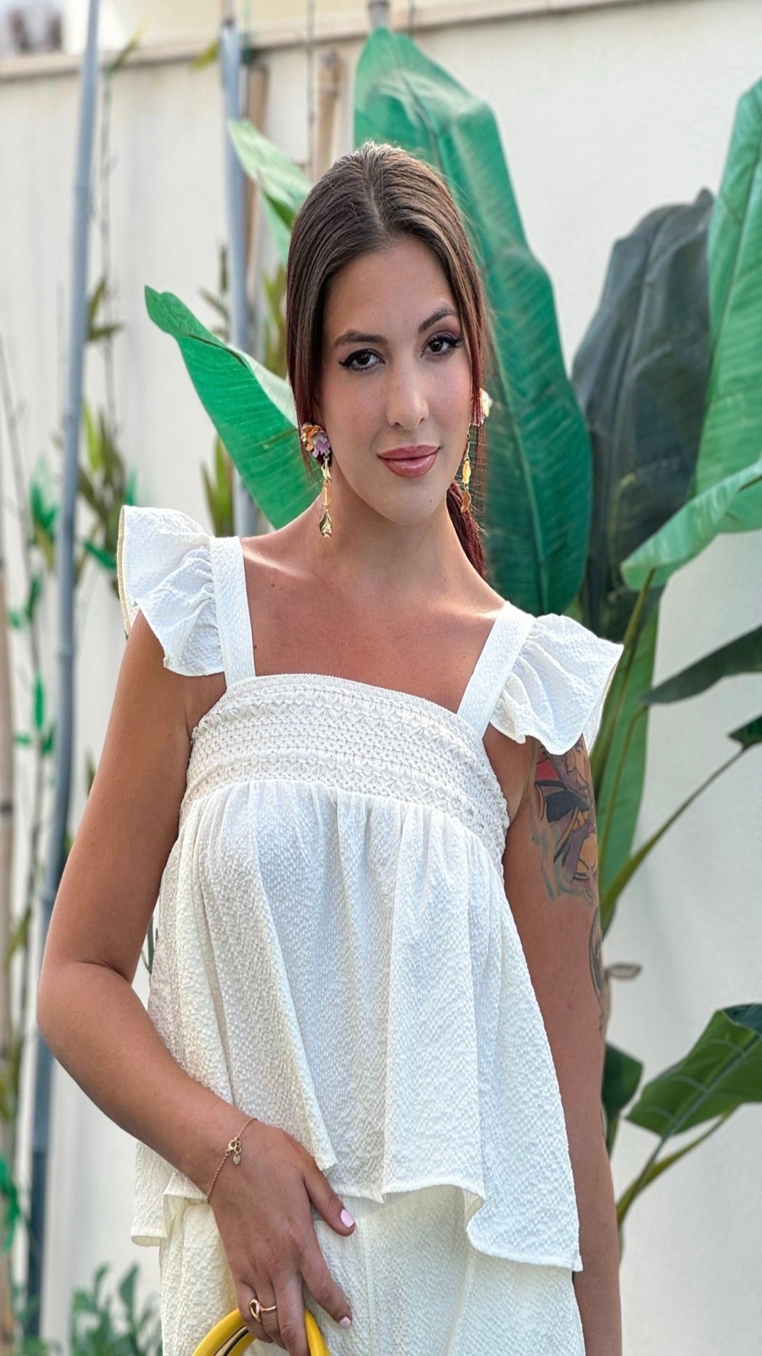 Conjunto top e shorts