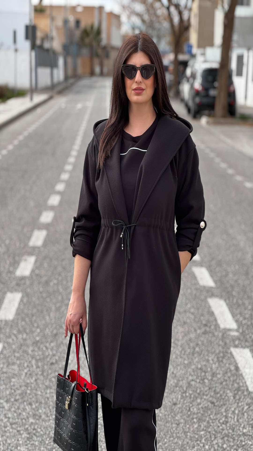 Abrigo lana con capucha – Clodyve - Main Image