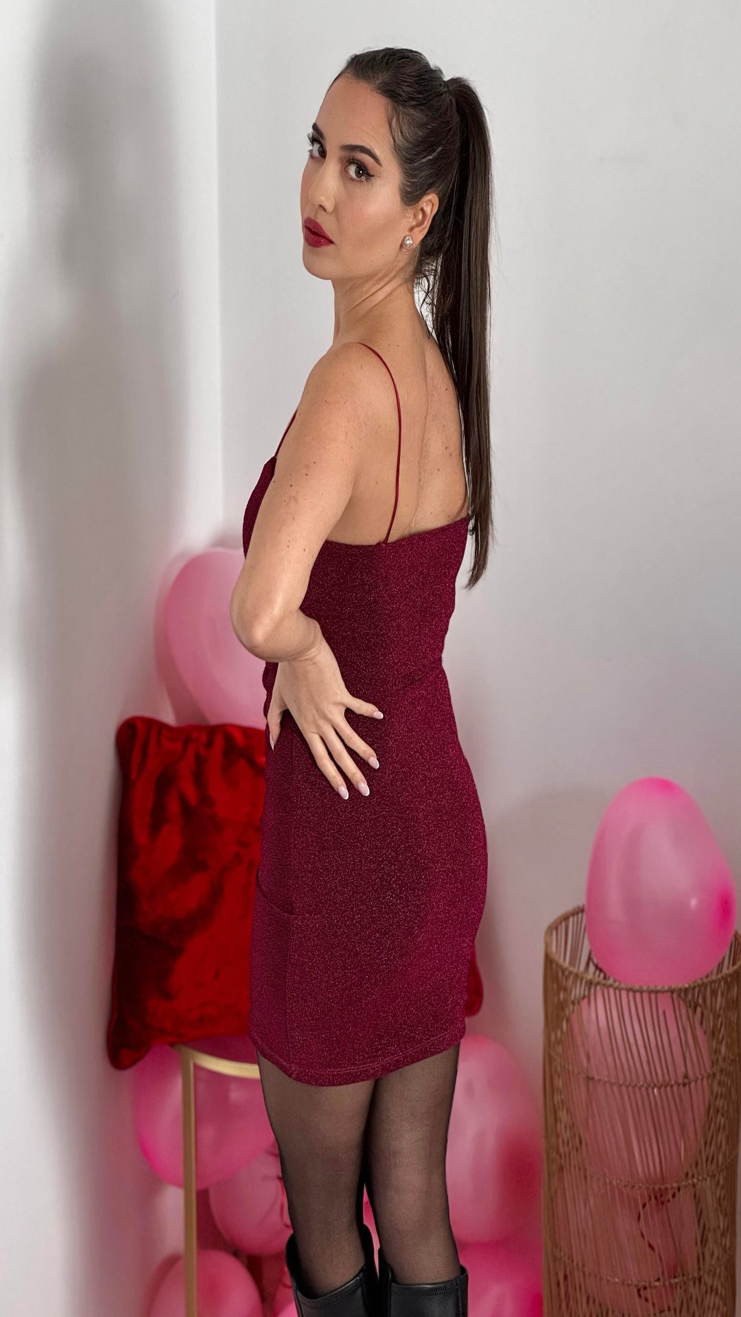 Vestido corto tirantes