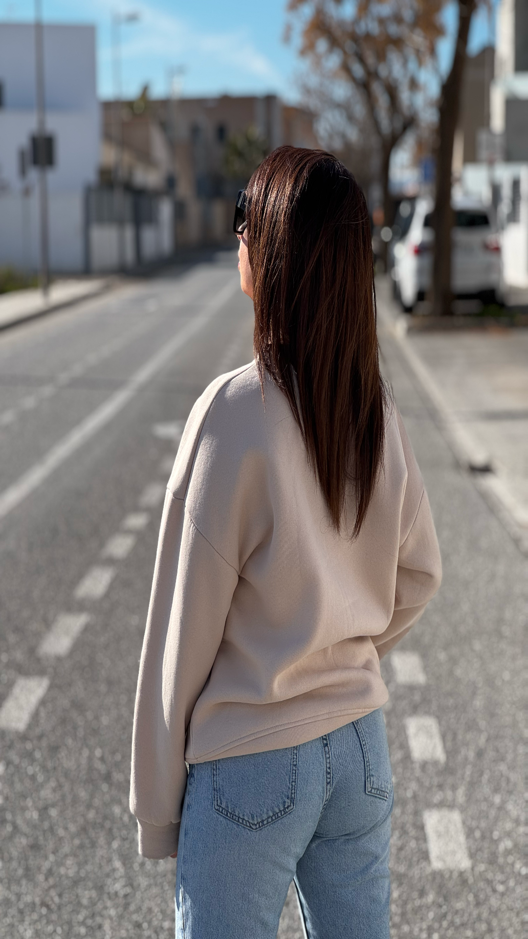 Sudadera estampación oso