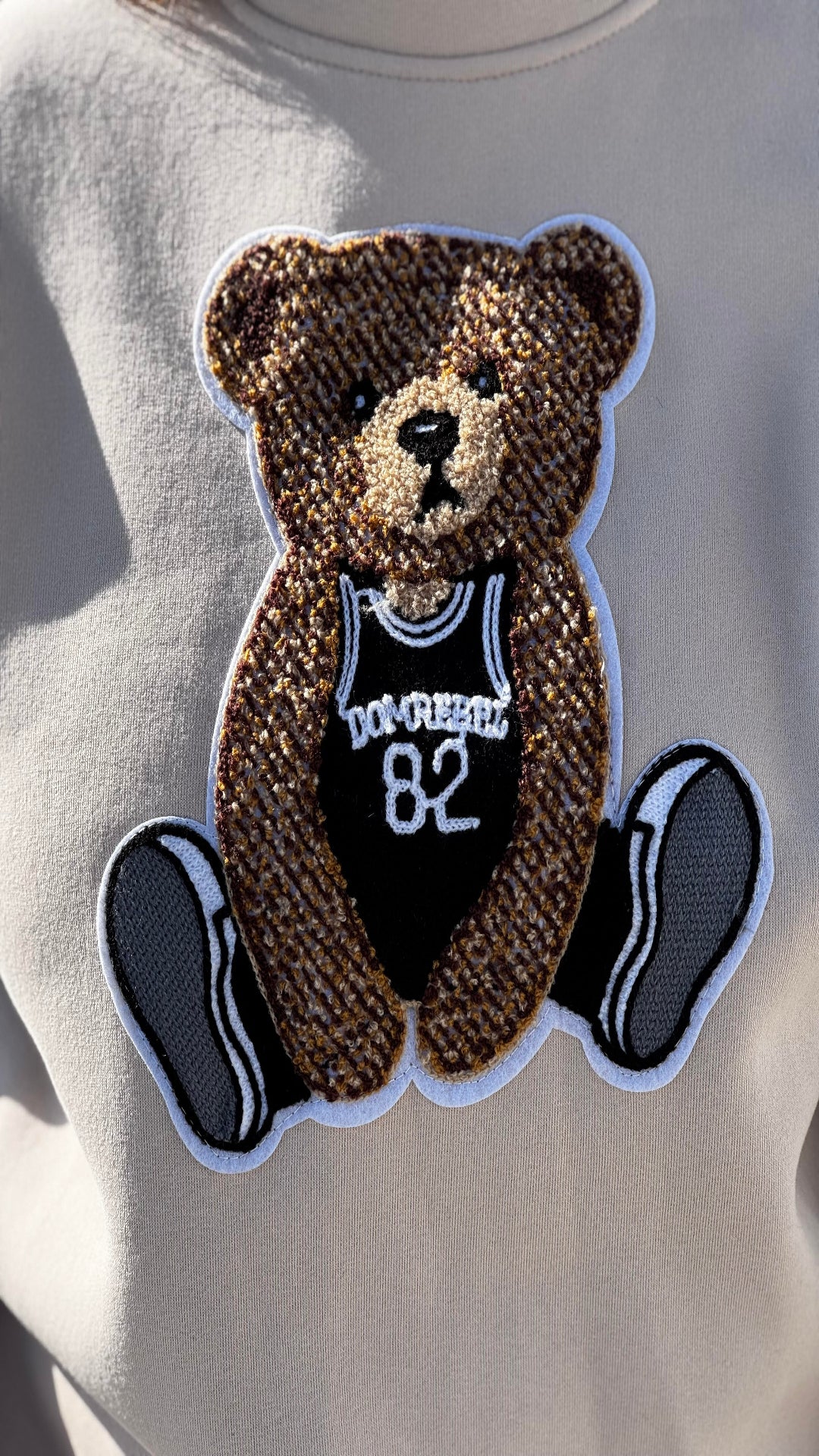 Sudadera estampación oso