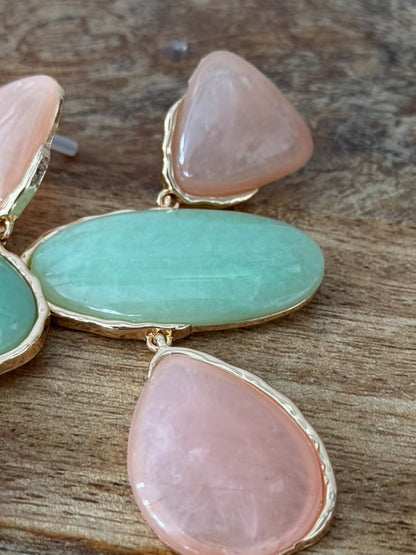 Pendientes de resina