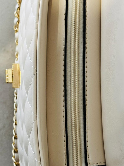 Bolso acolchado con doble cadena