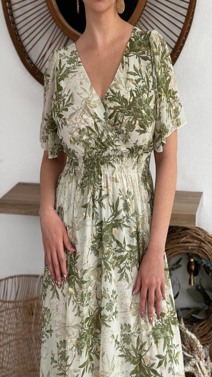 Vestido estampado floral