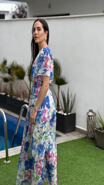 Vestido estampado floral