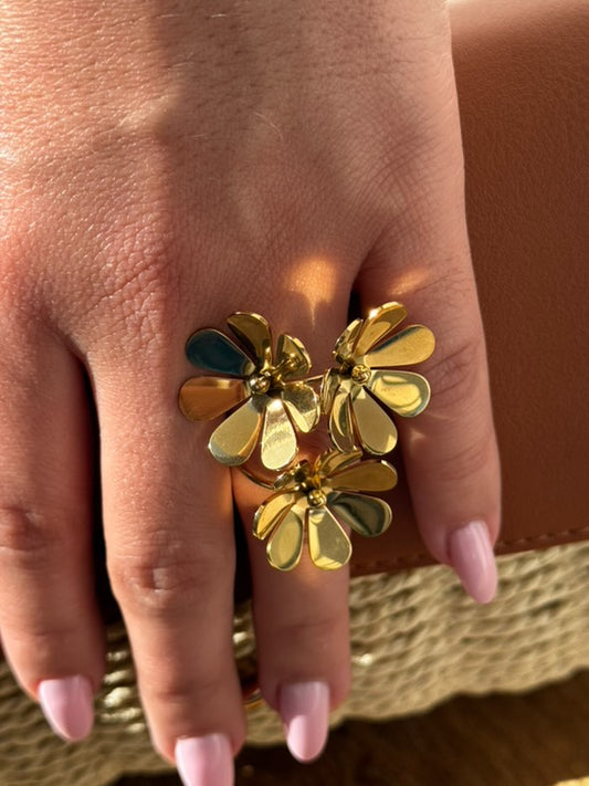 Anillo maxi flor