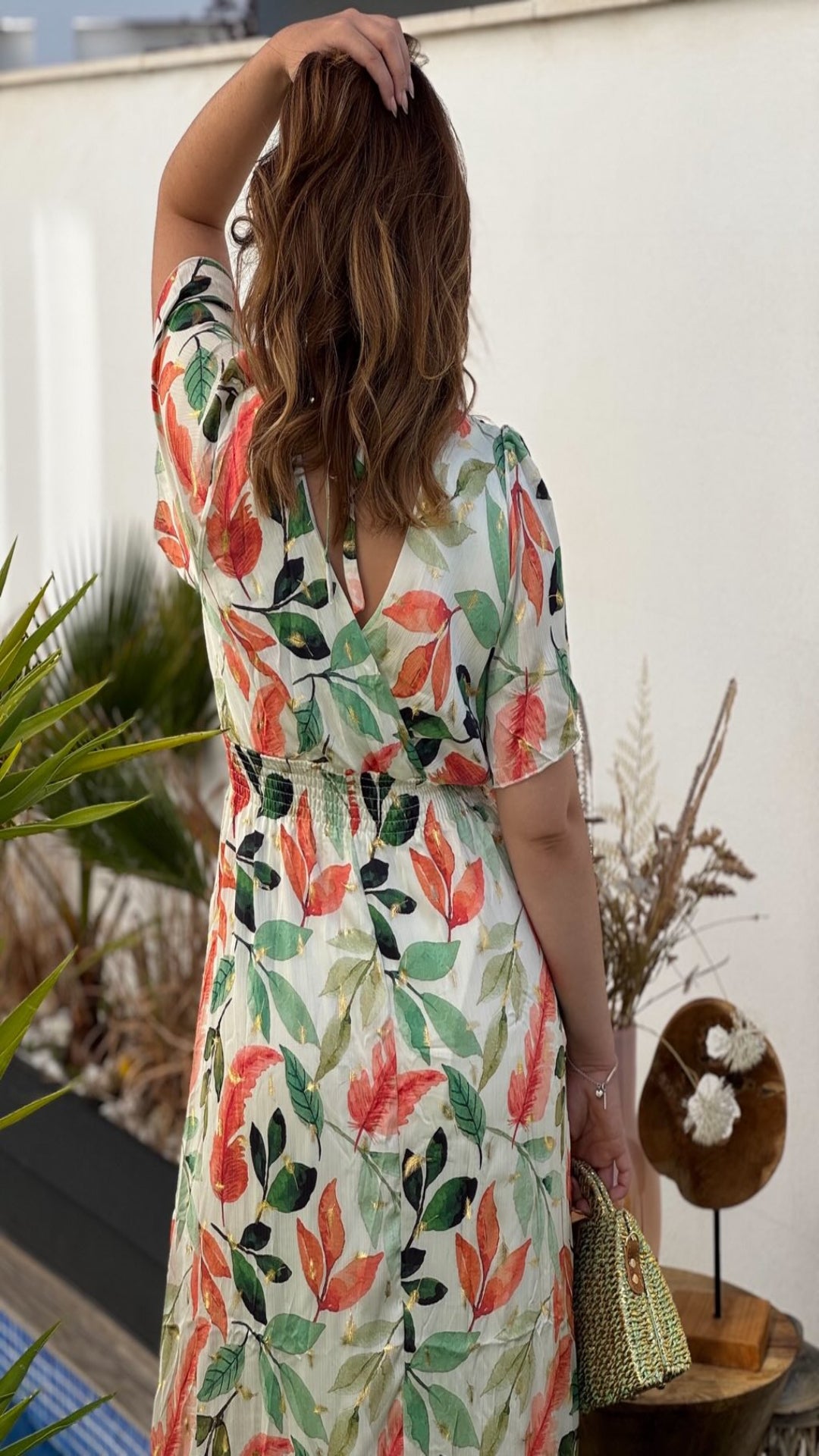 Vestido estampado floral