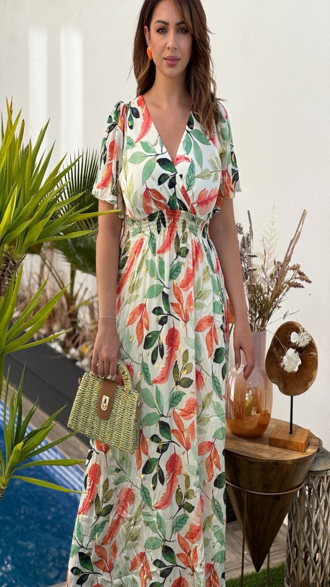 Vestido estampado floral