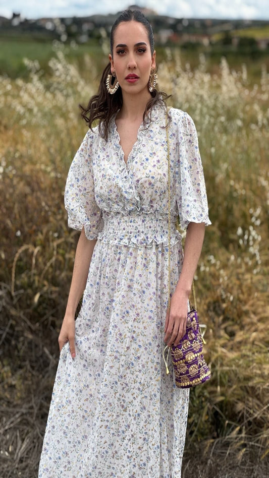 Vestido estampado floral